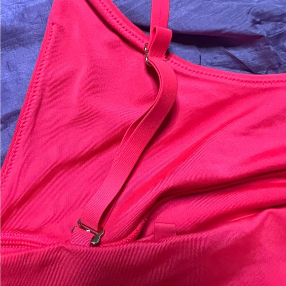 We Are HAH! | Cami BrHAH: camisole-top sports bra. size med in neon pink | EUC - Picture 3 of 7